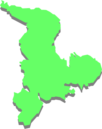 福島（長崎県）の外観図形イラスト画像