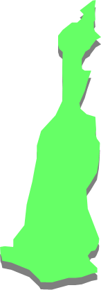 生月島(長崎県)の外観図形イラスト画像