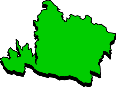 西表島(沖縄県)の外観図形イラスト画像