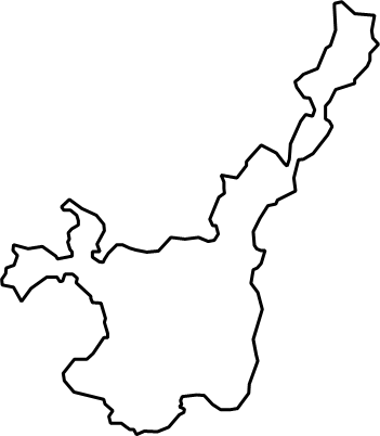 石垣島(沖縄県)の外観図形イラスト画像