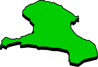 小浜島（沖縄県）の外観図形イラスト画像