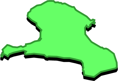 小浜島（沖縄県）の外観図形イラスト画像