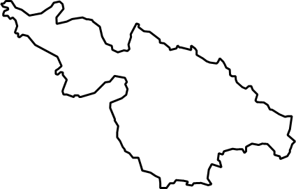 口永良部島(鹿児島県)の外観図形イラスト画像