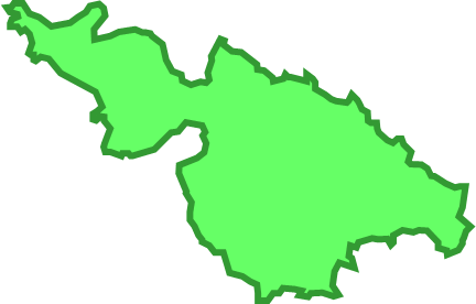 口永良部島(鹿児島県)の外観図形イラスト画像