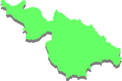 口永良部島(鹿児島県)の外観図形イラスト画像