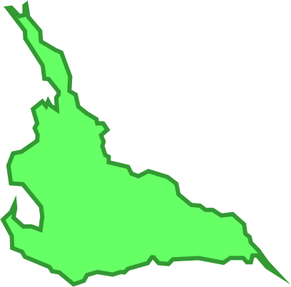 宮古島(沖縄県)の外観図形イラスト画像
