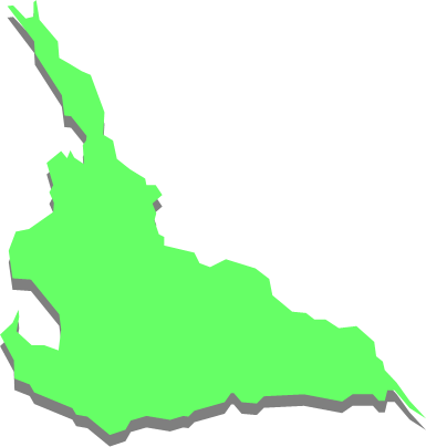 宮古島(沖縄県)の外観図形イラスト画像