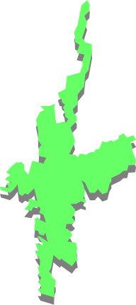 中通島(長崎県)の外観図形イラスト画像