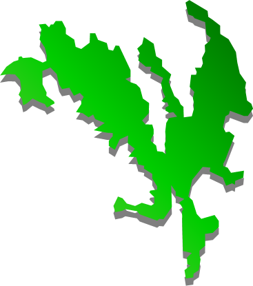 奈留島（長崎県）の外観図形イラスト画像