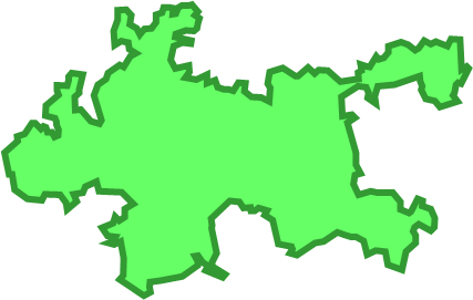 小値賀島（長崎県）の外観図形イラスト画像