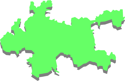 小値賀島（長崎県）の外観図形イラスト画像