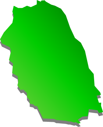 志賀島(福岡県)の外観図形イラスト画像