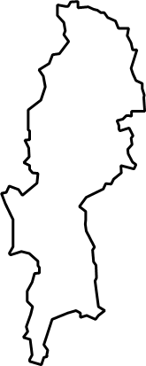 渡嘉敷島（沖縄県）の外観図形イラスト画像