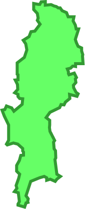 渡嘉敷島（沖縄県）の外観図形イラスト画像