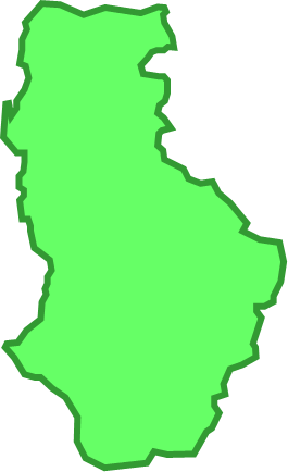 徳之島（鹿児島県）の外観図形イラスト画像