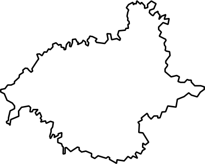 宇久島（長崎県）の外観図形イラスト画像