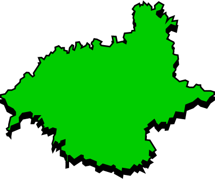 宇久島（長崎県）の外観図形イラスト画像