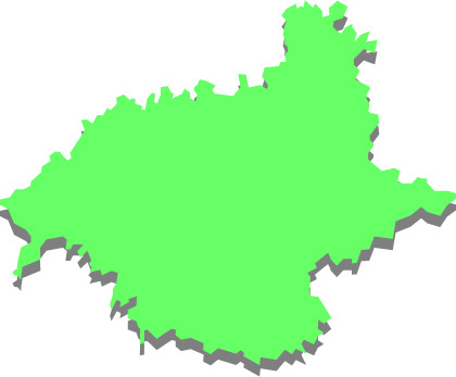 宇久島（長崎県）の外観図形イラスト画像