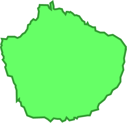 屋久島(鹿児島県)の外観図形イラスト画像