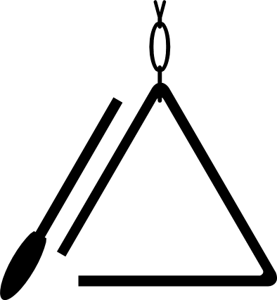 トライアングルのイラスト画像