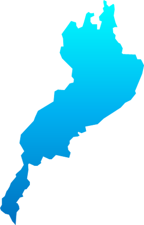 琵琶湖（滋賀県）の外観図形イラスト画像