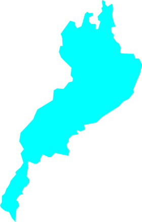 琵琶湖（滋賀県）の外観図形イラスト画像
