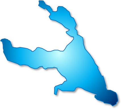 霞ヶ浦（茨城県）の外観図形イラスト画像