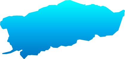 宍道湖（島根県）の外観図形イラスト画像