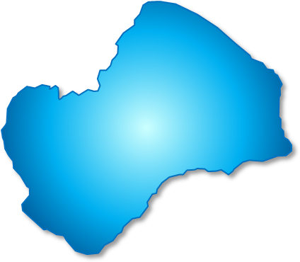 支笏湖(北海道)の外観図形イラスト画像