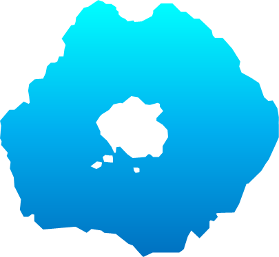 洞爺湖（北海道）の外観図形イラスト画像