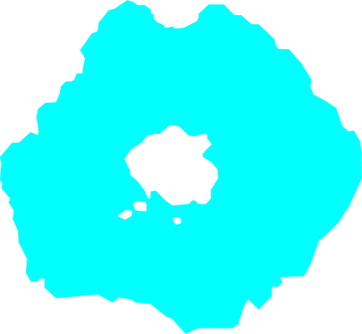 洞爺湖（北海道）の外観図形イラスト画像