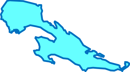 風蓮湖(北海道)の外観図形イラスト画像