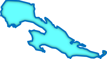 風蓮湖(北海道)の外観図形イラスト画像