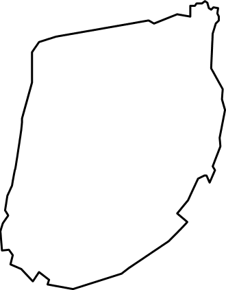 能取湖(北海道)の外観図形イラスト画像