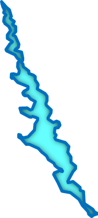北浦(茨城県)の外観図形イラスト画像