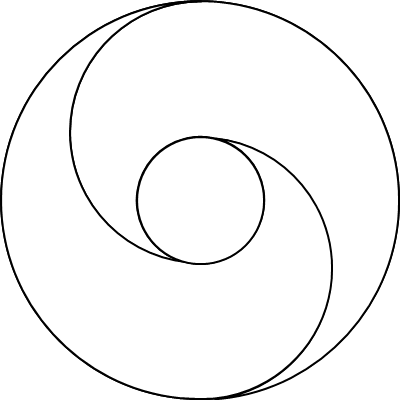 太極図マーク画像