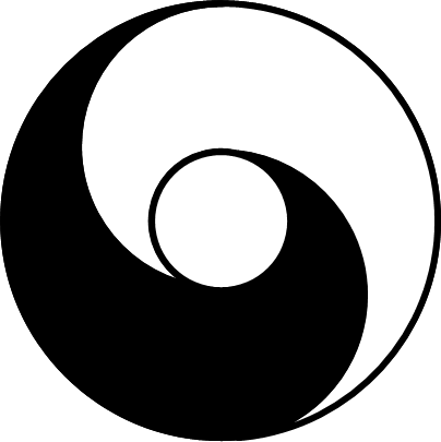 太極図マーク画像